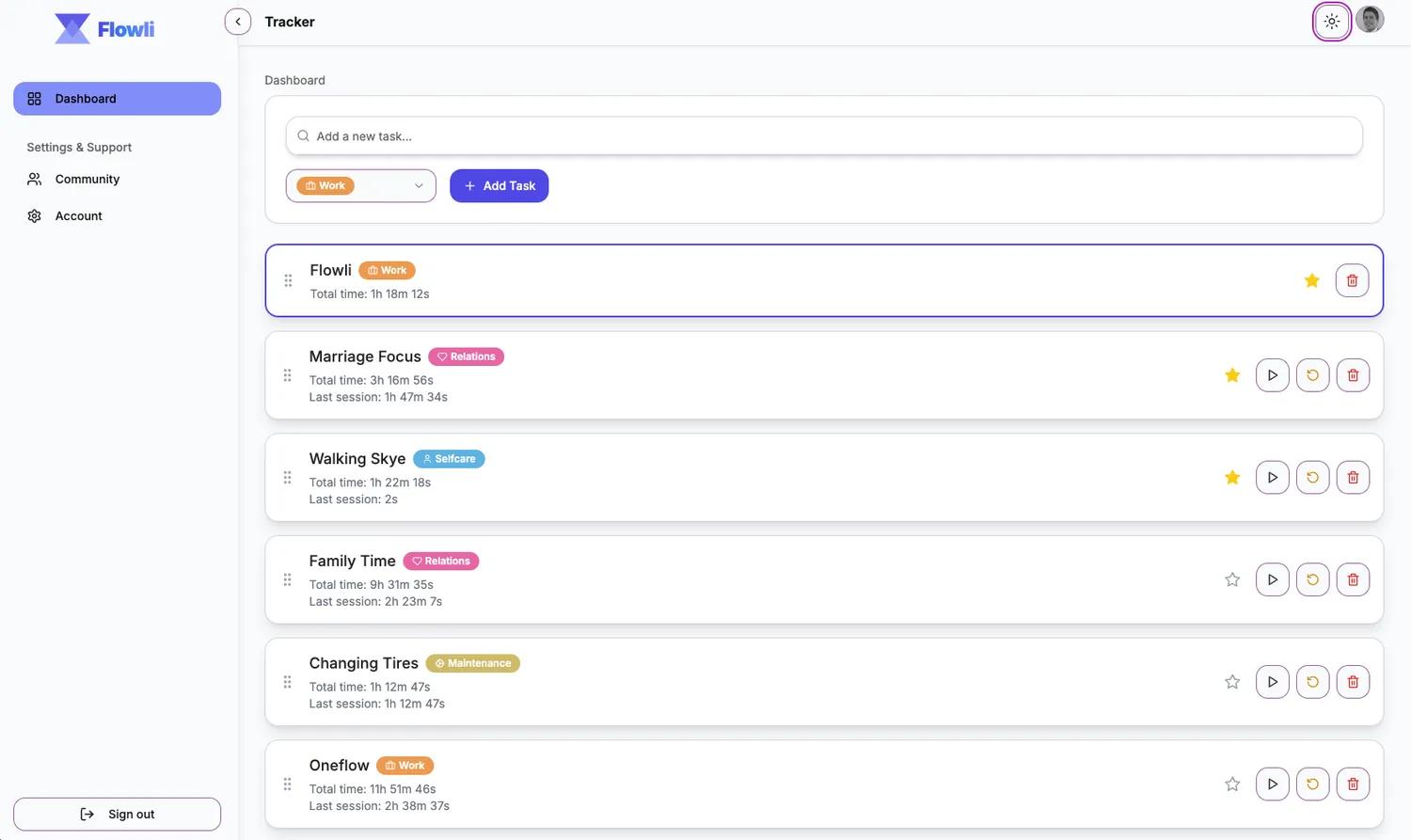 Soloship dashboard screenshot (Light Mode)